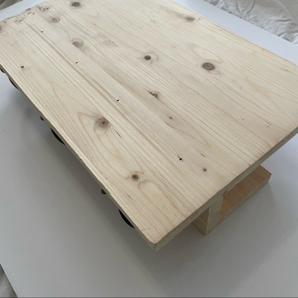 Montessori Natural Hardwood Entryway Shelf with Hooks - Picture 10 of 12